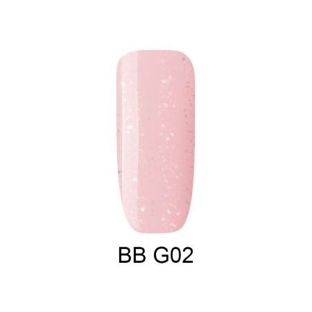 Builder Base Glitter 02 - Baza budująca z pyłkiem 8ml
