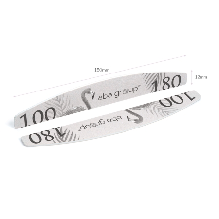 Bezpieczny Pakiet - Pilnik PÓŁKSIĘŻYĆ SLIM - FLAMING #100/180