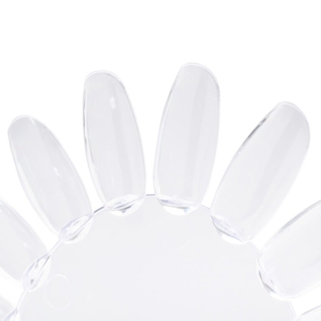 Wzornik słoneczko 20 tipsów, transparentny MIGDAŁ