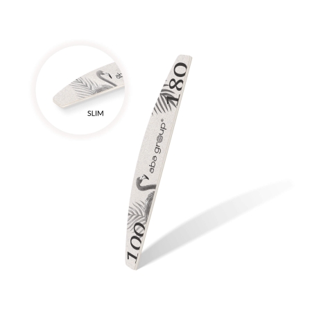 Bezpieczny Pakiet - Pilnik PÓŁKSIĘŻYĆ SLIM - FLAMING #100/180