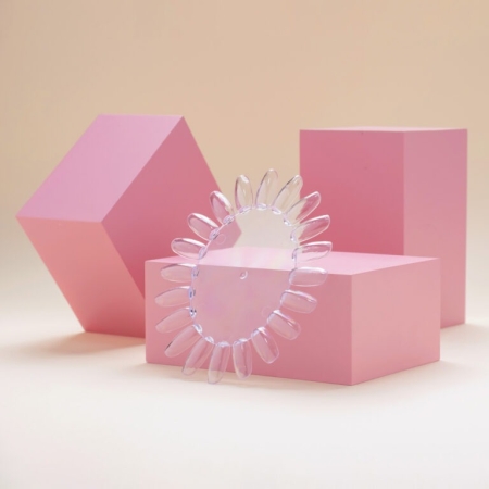 Wzornik słoneczko 20 tipsów, transparentny MIGDAŁ