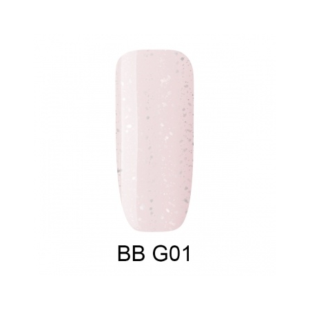 Builder Base Glitter 01 - Baza budująca z pyłkiem 8ml