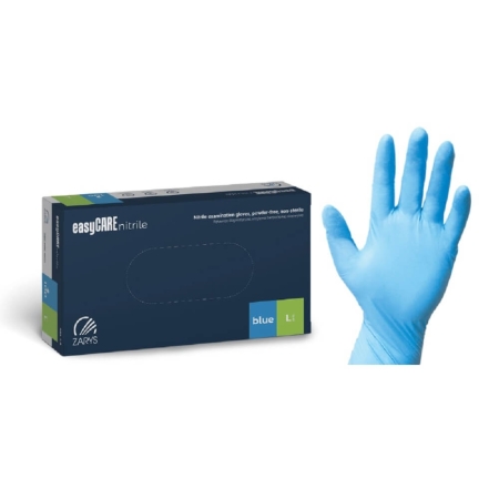 Rękawiczki nitrylowe easyCARE L (100)